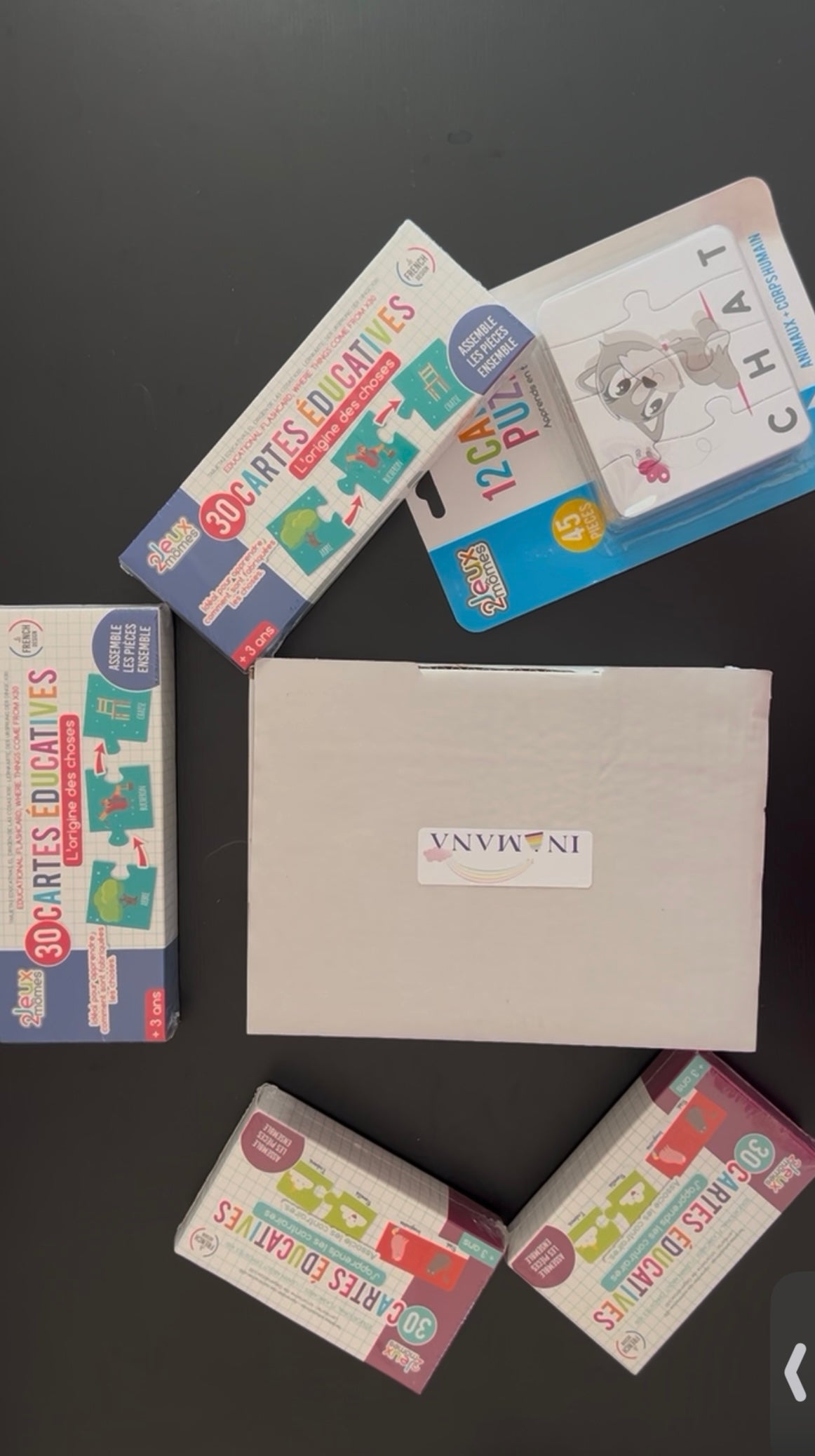 Box apprentissage vocabulaire